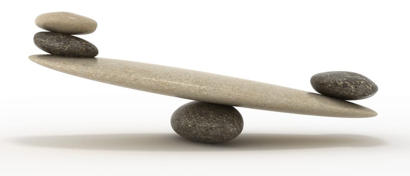 Something weighty. Pebble stability scales with large and small stones. Extralarge resolution