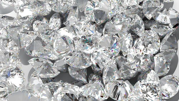 Diamond background. Large group of Jewels. Extralarge resolution