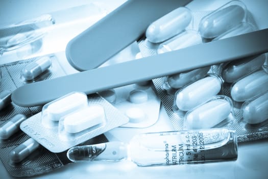 Packs of pills