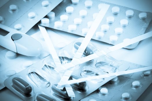 Packs of pills