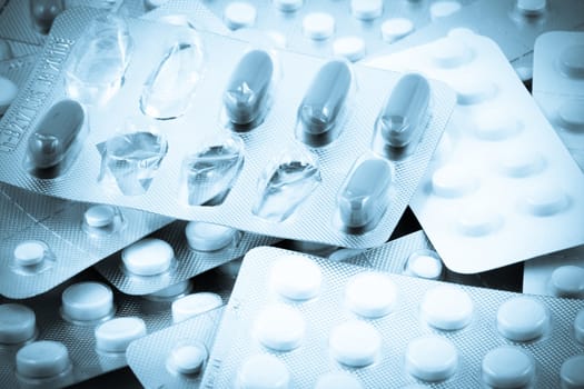 Packs of pills