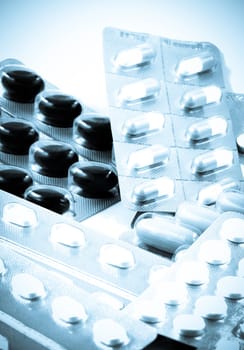 Packs of pills