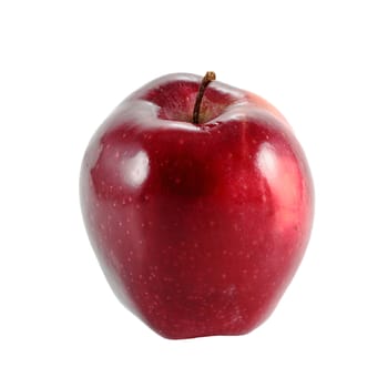 red apple variety gala trimmed and isolated on a white background