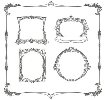 Vintage frames set