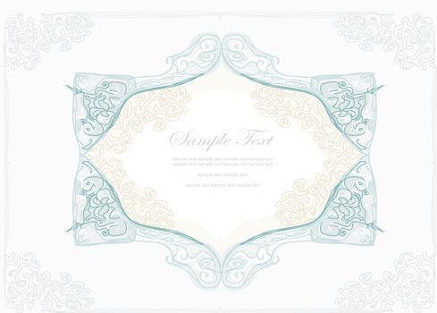 elegant vintage frame