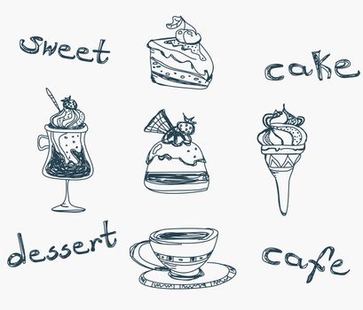 sweet dessert background
