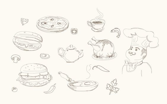 cooking doodles