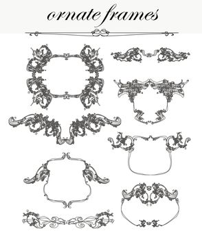 Vintage frames set