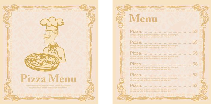 Pizza Menu Template