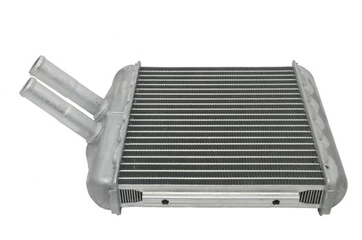 new car radiator on a white background