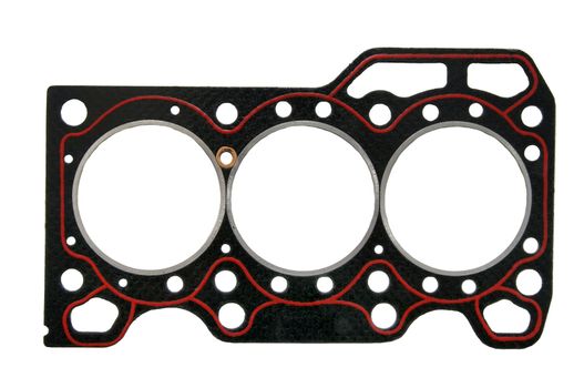 Cylinder head gasket on a white background