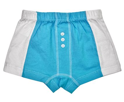 Undershorts - Grey and blue colors isolated on white background
