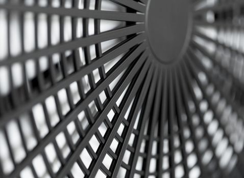 Large industrial fan close-up - abstract background