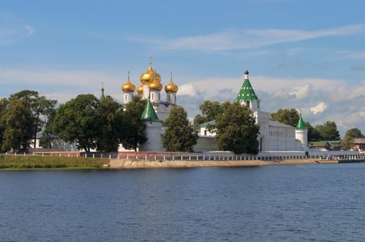 Ipatiev Monastery on the bank of Kostroma river, Russia