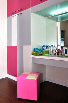 A picture of Dressing table with  mirror