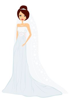 Beautiful bride card