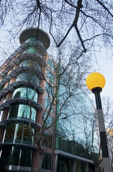 modern london building in central district of London, UK