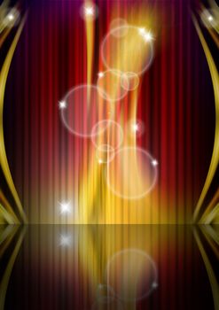 Red, orange, yellow and black abstract background
