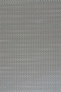 Metal mesh plating isolated against a white background