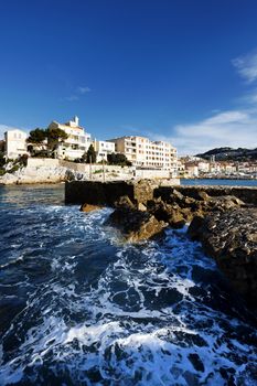 The beautiful town of Cassis in the French Riviera