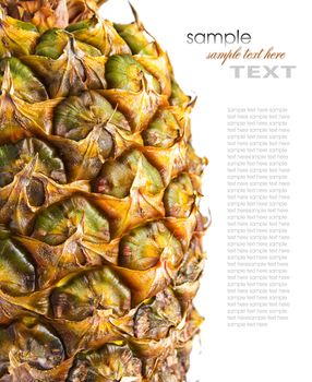 fresh raw ripe pineapple fruit texture