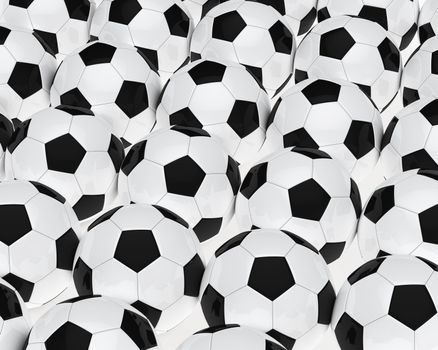 many soccer footballs be in a series
