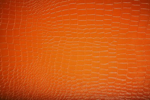 Texture of fashionable brown crocodile leather 