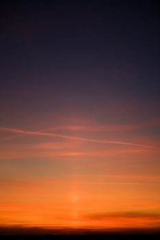 Beautiful colorful sunset sky 