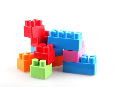 Plastic building blocks