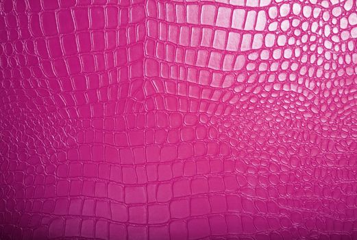 Texture of glamour stylish pink crocodile leather 