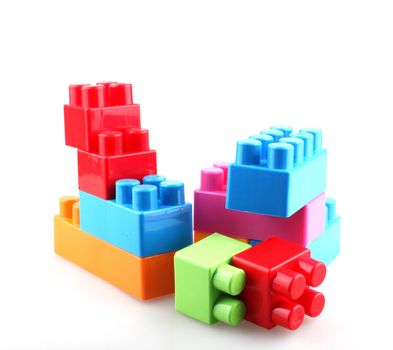 Plastic building blocks