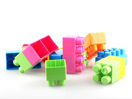 Plastic building blocks