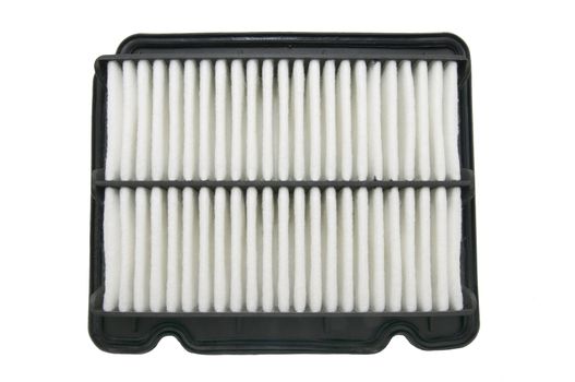 an air filter to the car on a white background