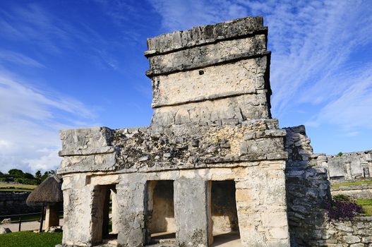 Photo of the Mayan ruins in Tulum Mexico.