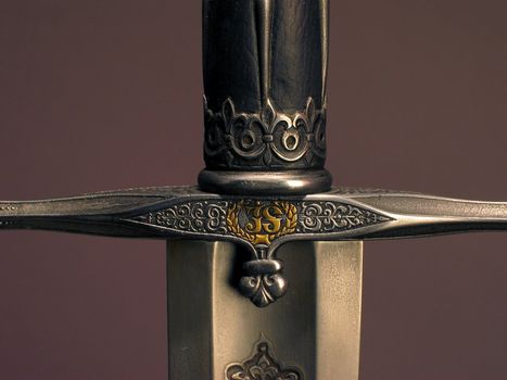 Smart sword of the knight of the Middle Ages