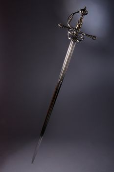 Smart sword of the knight of the Middle Ages