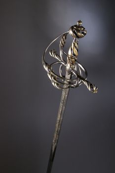 Smart sword of the knight of the Middle Ages