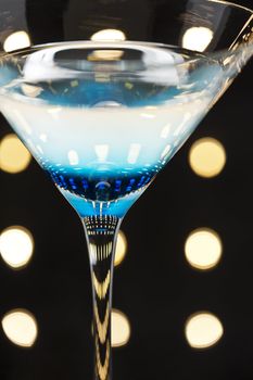 vodka martini on the disco dance floor