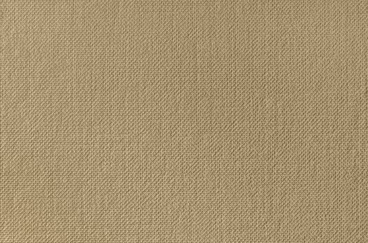 Beige canvas texture wallpaper. Close up photo.