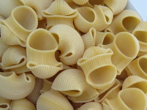 Italian pasta (pipe rigate) useful as a background