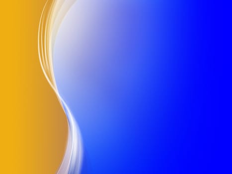 Abstract background with orange and blue