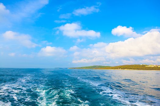 Photo of the Istrian part of the Adriatic coast