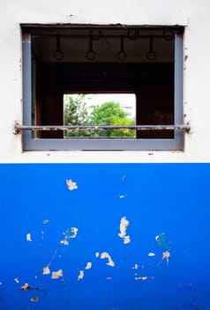 window of the blue train
