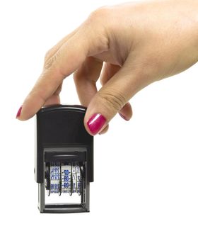 Automatic date stamp when printing from a female model