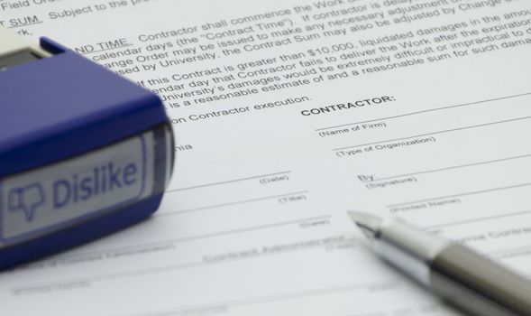 Disapprove the employment contract