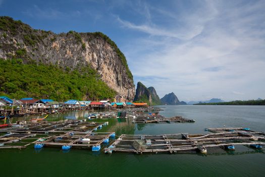 Fishermen's Village, on the Coast of Thailand