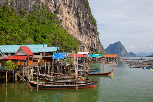 Fishermen's Village, on the Coast of Thailand