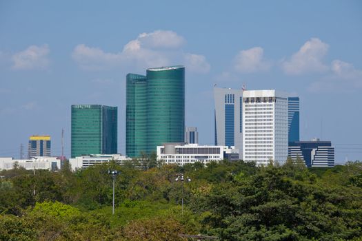 building in Bangkok city of Thailand