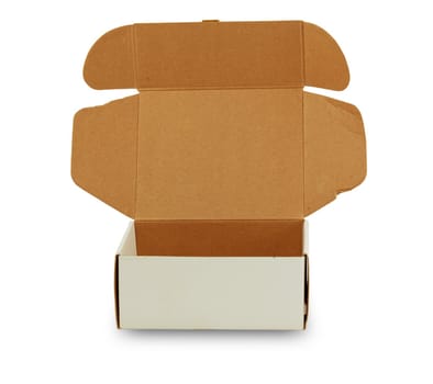 open box on white background