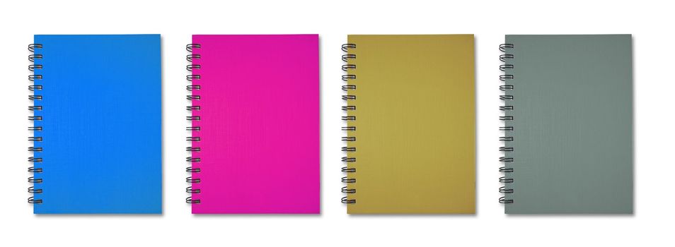 Blue pink brown grey Note Book